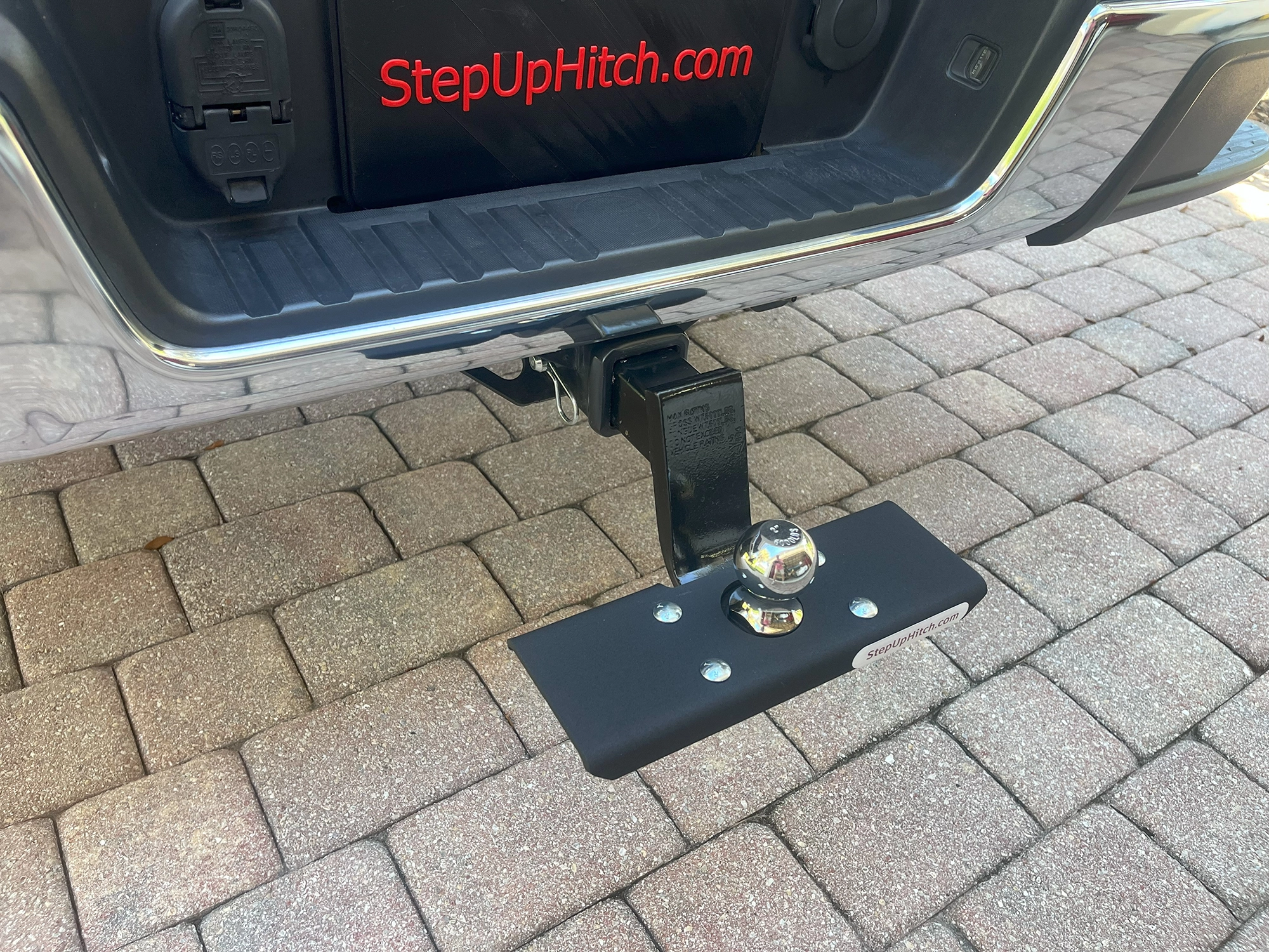 Step Up Hitch from above